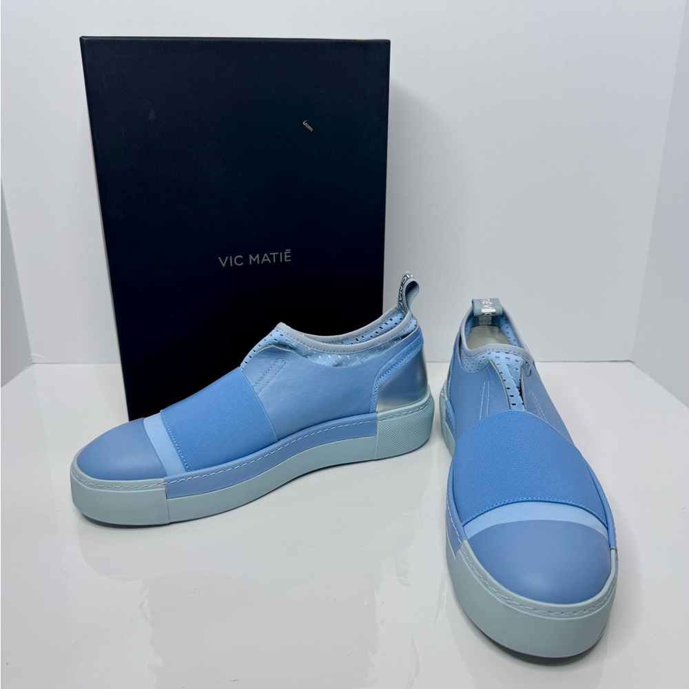 Vic Matiè Platform Slip-On Leather Sneaker
